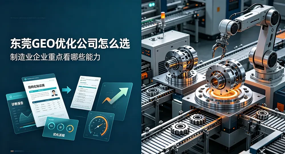 东莞 GEO 优化公司怎么选？制造业企业重点看哪些能力