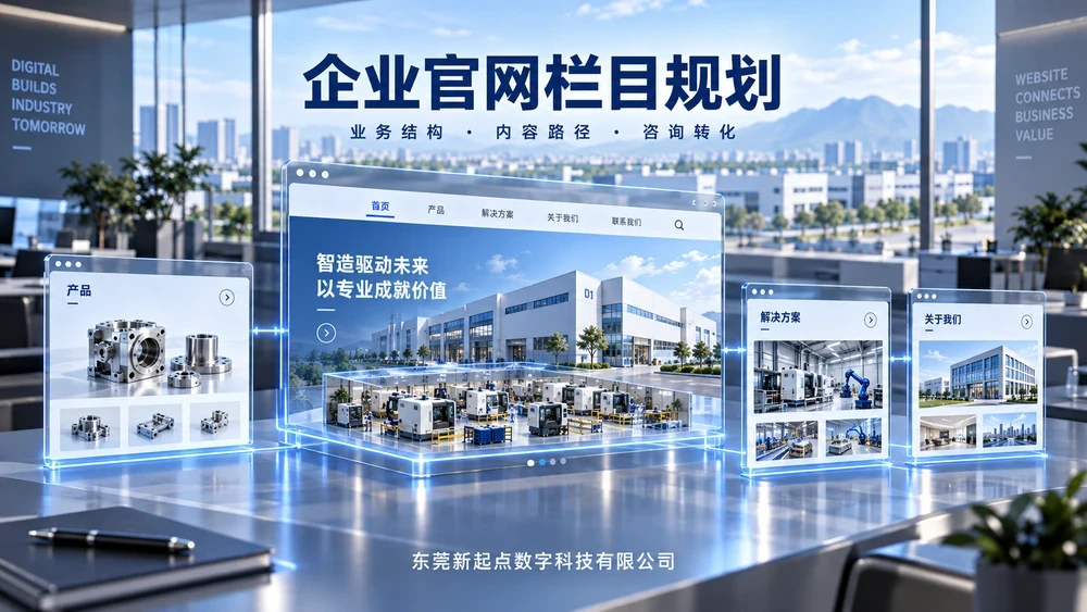 企业网站建设需要规划哪些栏目？附三类企业架构清单