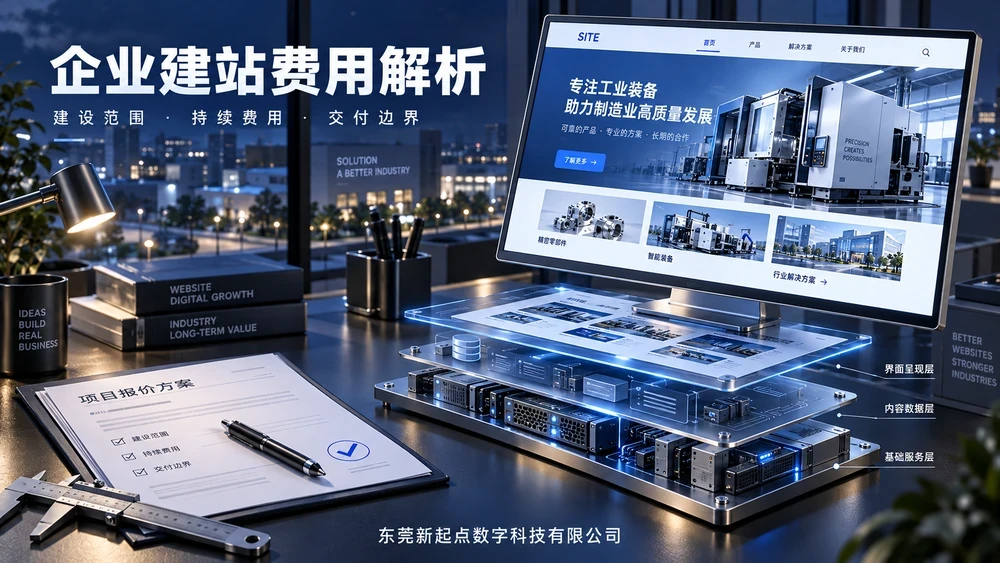 企业网站建设需要多少钱？费用构成与报价差异解析