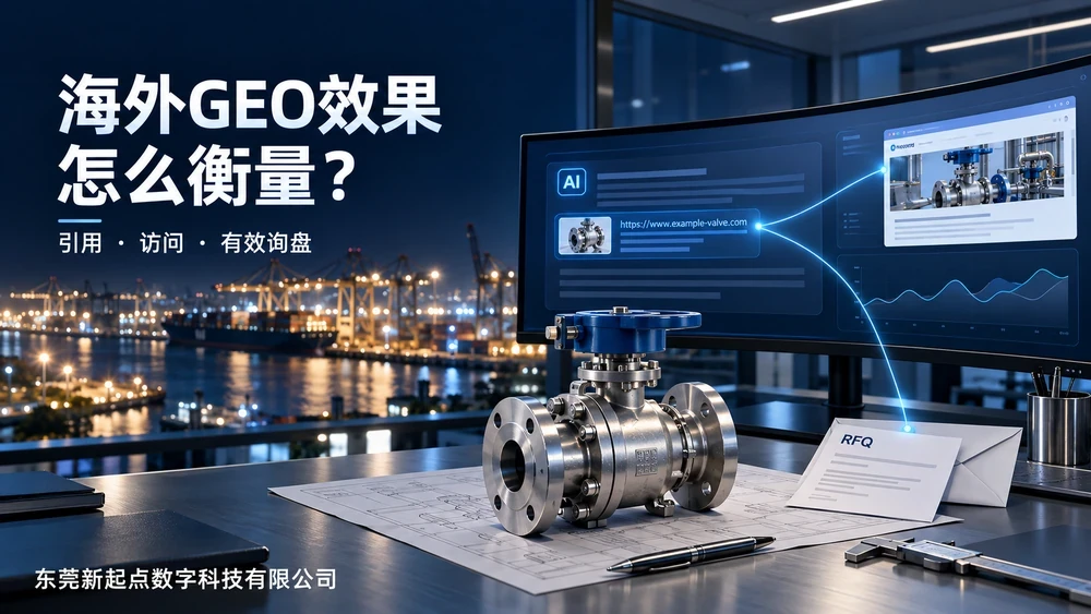 海外GEO优化效果怎么衡量？引用、曝光与有效询盘分开统计