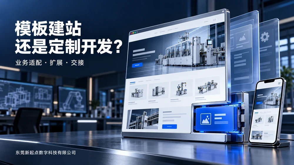 企业官网选择模板建站还是定制开发？